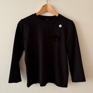 Chrome Hearts Triple Velvet Cross Long-sleeved Top NEW/AUTHENTIC